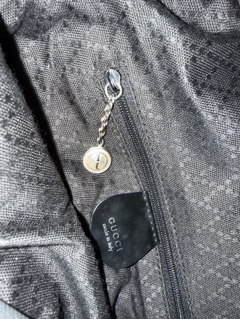 Gucci Black Tote Bag with Bamboo Handles and Leather Trim - Picture 13 of 16